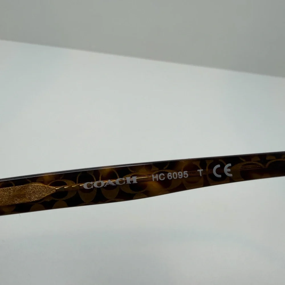 COACH EYEGLASSES HC6095 5394 (DK TORT/DK TORT GOLD SIGC) 54•16•135 COACH GLASSES